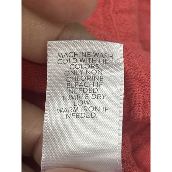 J Jill Pure Jill Maxi Dress Womens Small Organic Cotton Capsule Gauzy Lagenlook - Picture 10 of 12